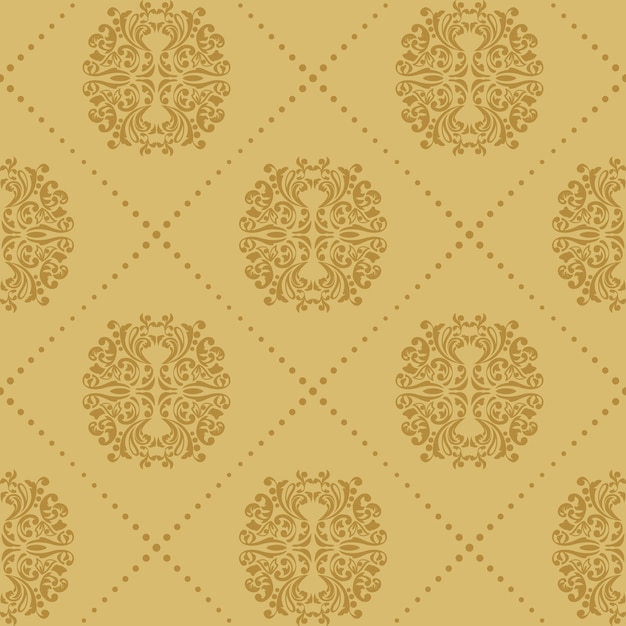 Baroque vintage seamless background. Pattern 