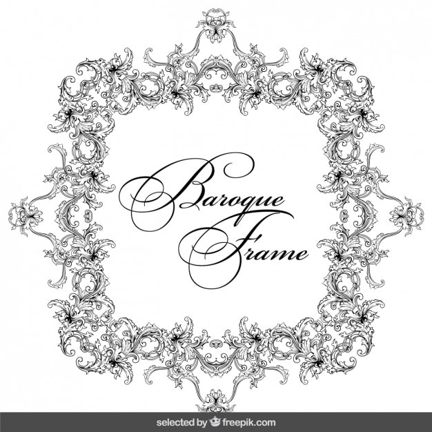 Free vector barroque frame