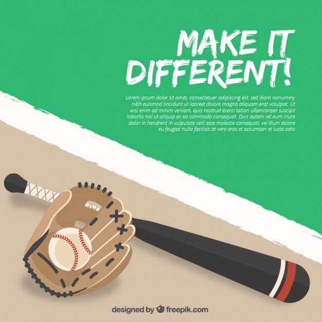 Baseball background design