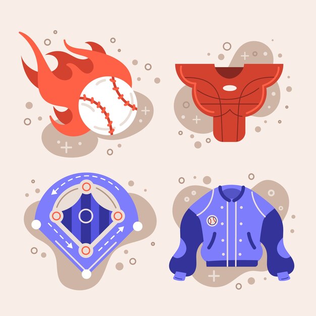 Baseball element set
