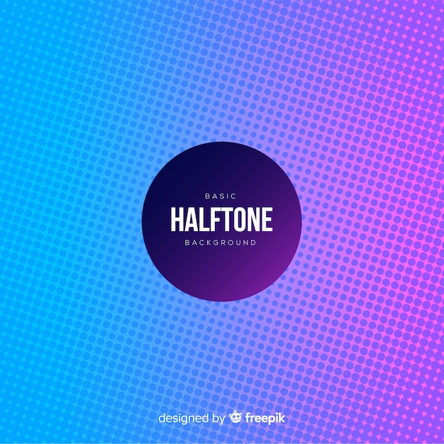 Basic halftone background