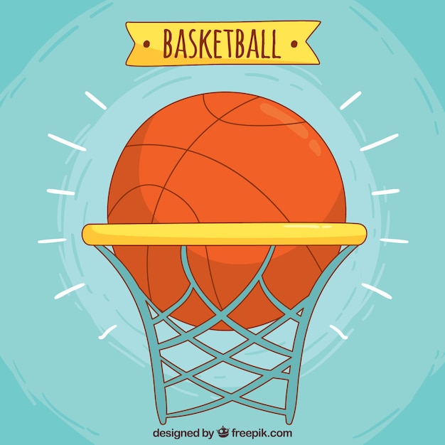 Free vector basket ball background