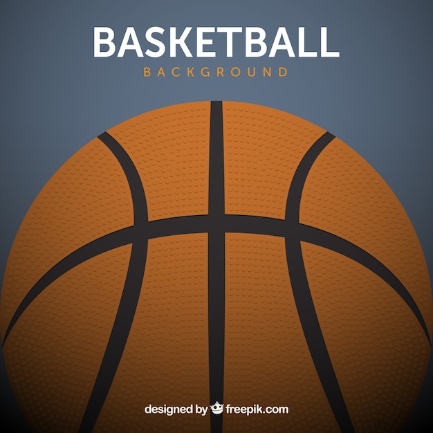 Free vector basketball ball background