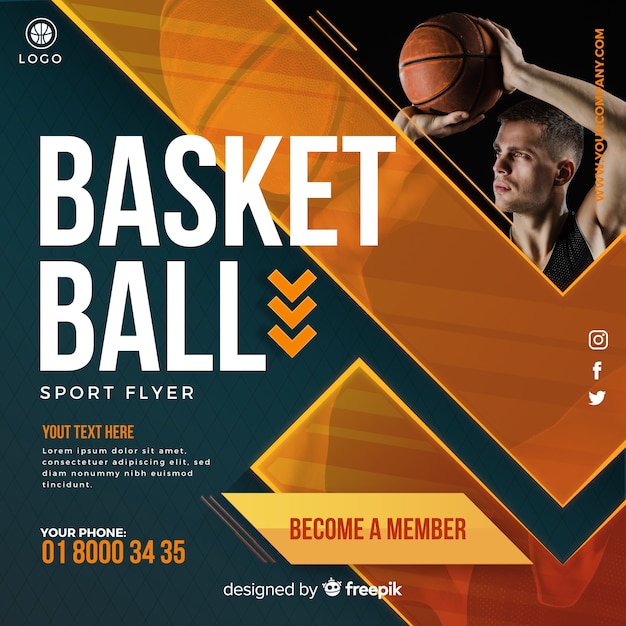 Volantino per il basket