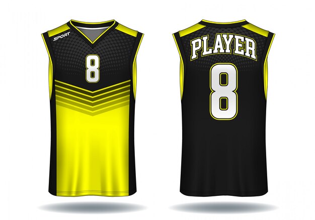 白いタンクトップまたは3d現実的なカジュアルまたはスポーツウェアモデルのtシャツイラスト 無料のベクター
