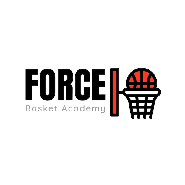 Free vector basketball logo template