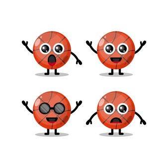 かわいいバスケットボールのマスコットがトロフィーを持ち上げます プレミアムベクター かわいいバスケットボールのマスコットがトロフィーを持ち上げます プレミアムベクター
