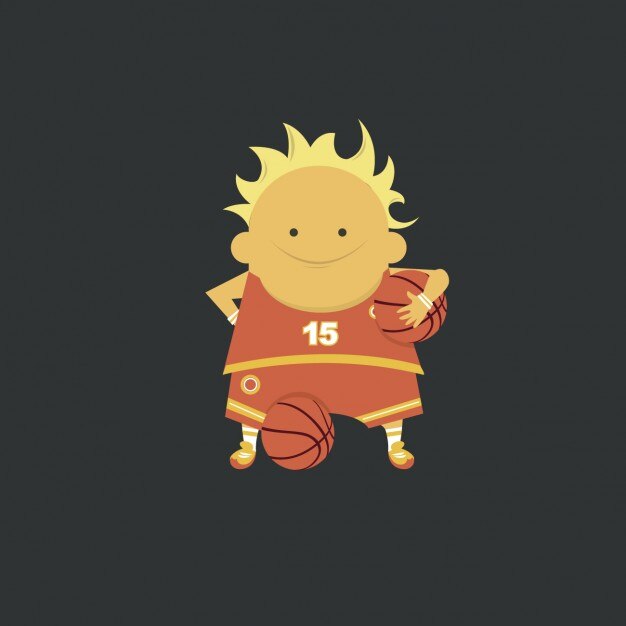 Free Vector basketball player icon