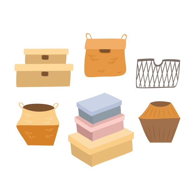 Free vector baskets for home