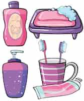 Free vector bathware illustration