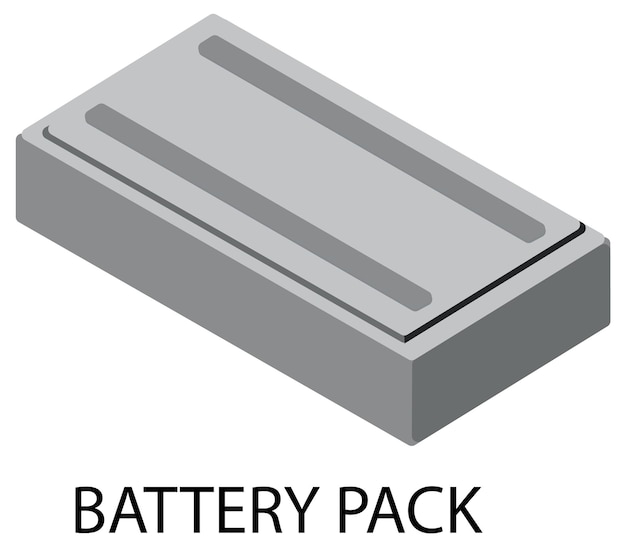 Insieme dell'icona della batteria