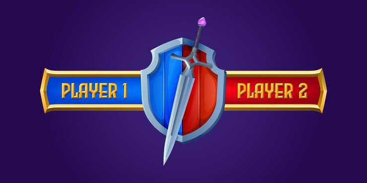 Free Vector battle scoreboard for rpg game, fight interface
