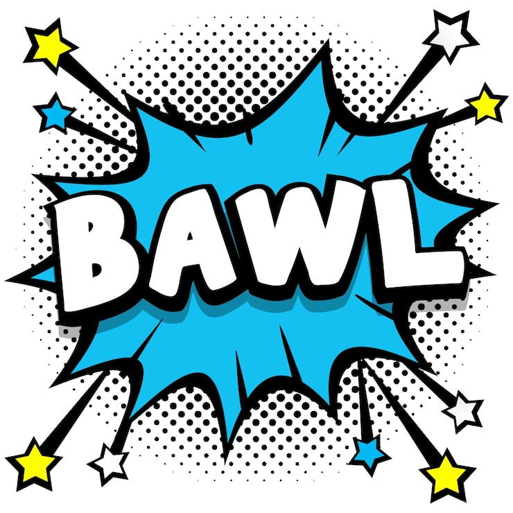 Free Vector bawl pop art comic speech bubbles book sound effects
