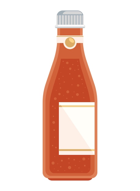 Bbq sauce in bottle icon