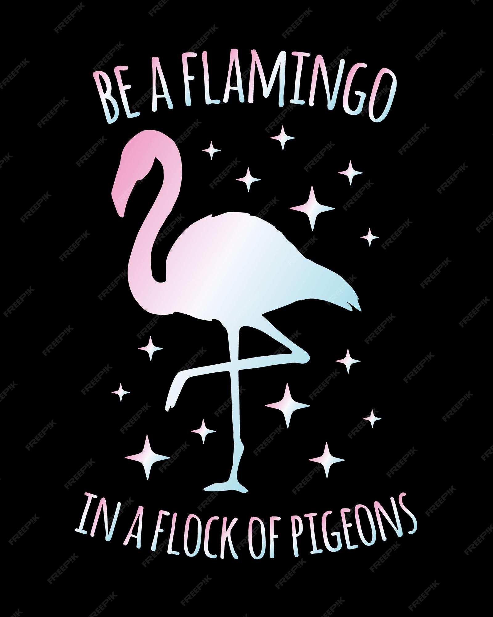 Collection 27+ Photos be a flamingo in a flock of pigeons Sharp Collection 27+ Photos be a flamingo in a flock of pigeons Sharp