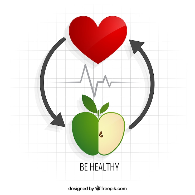 Free Vector be healthy