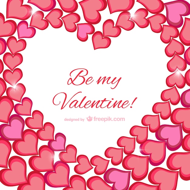 Be My Valentine открытка