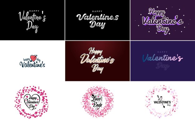 Be My Valentine lettering with a heart design suitable for use in Valentine's Day cards and invitations