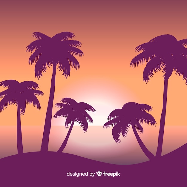 Free Vector beach background