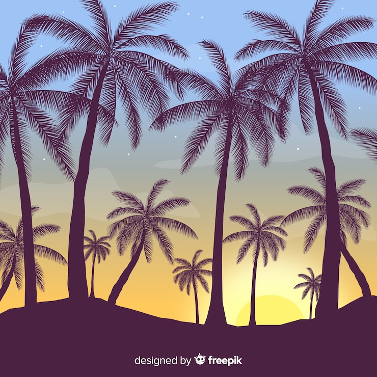 Free Vector beach background