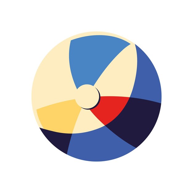 beach ball isolated icon design