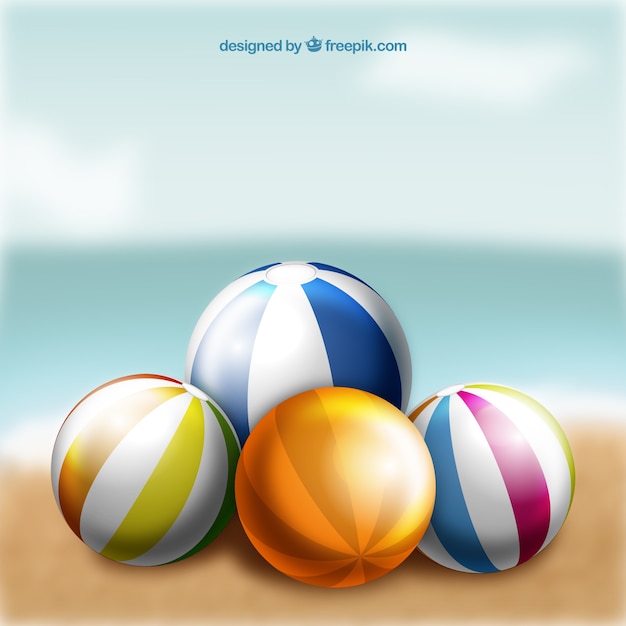 Пляжные мячи
