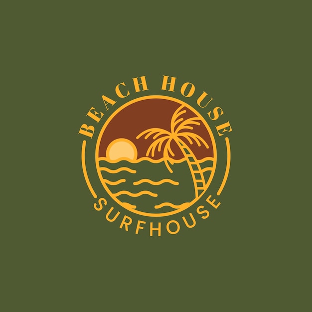 Beach Logo Template