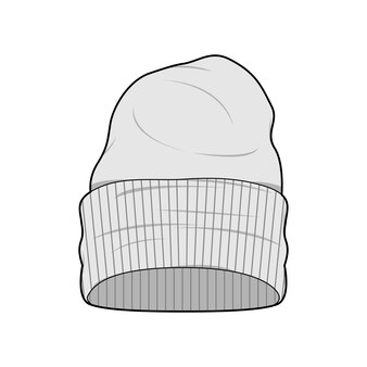 Download Bage beanie hat mockup template | Premium PSD File