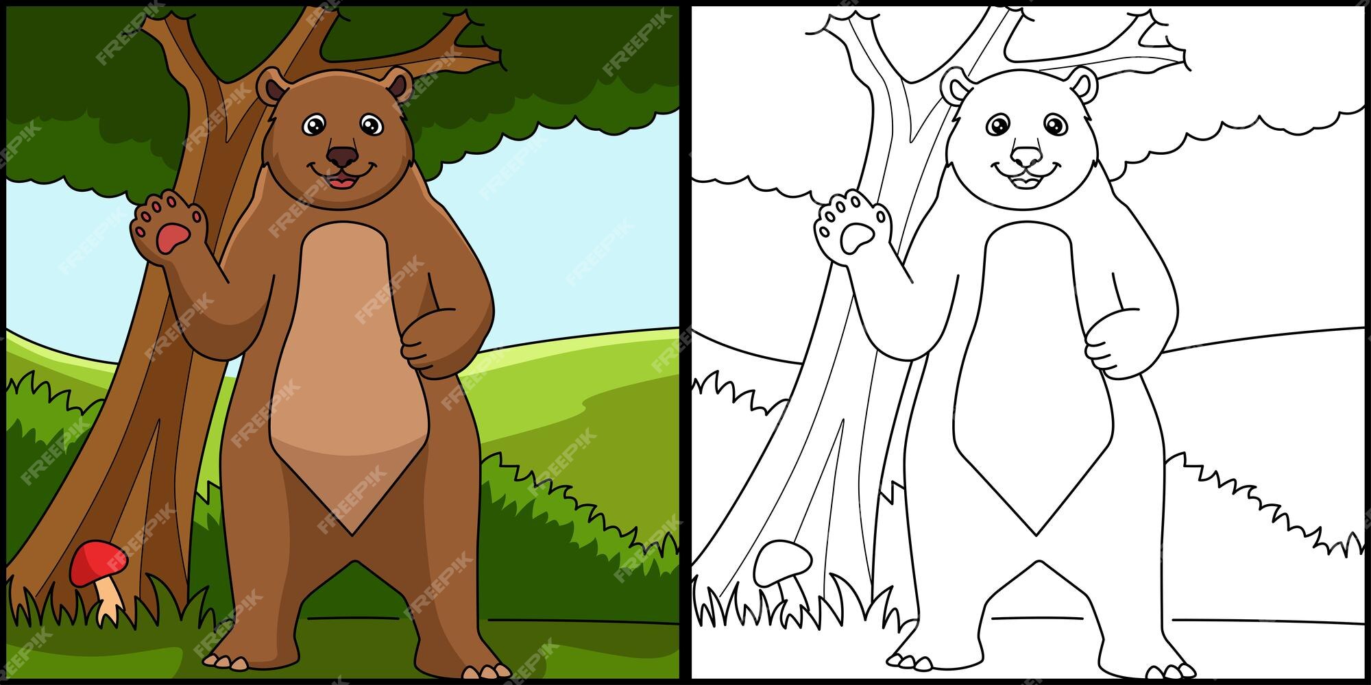 100  Bear Coloring Pages Colored Best