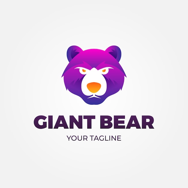 bear logo template design