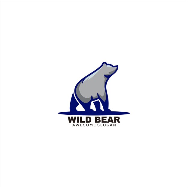 bear logo vector mascot