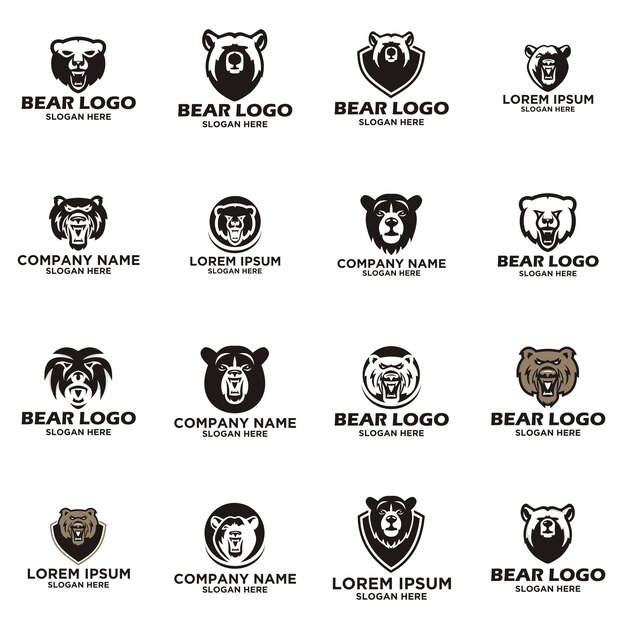 Download Free Bear Logo Premium Vector Use our free logo maker to create a logo and build your brand. Put your logo on business cards, promotional products, or your website for brand visibility.