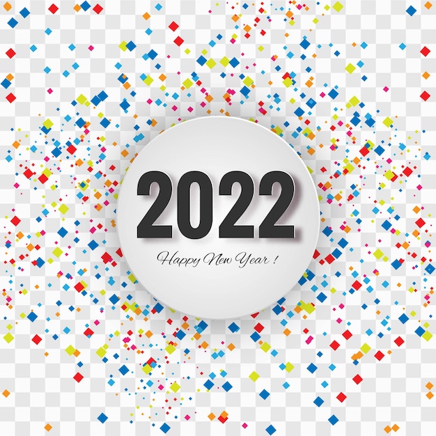 Free vector beautiful 2022 card holiday background