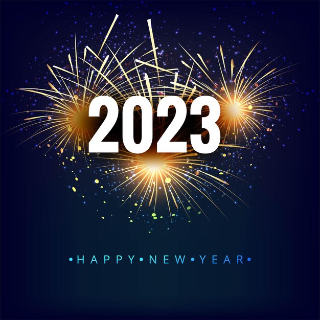 아름다운 2023 카드 휴가 축하 배경