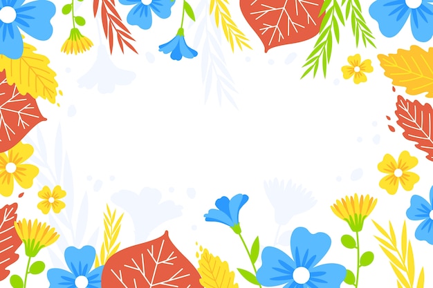 Free vector beautiful abstract floral background