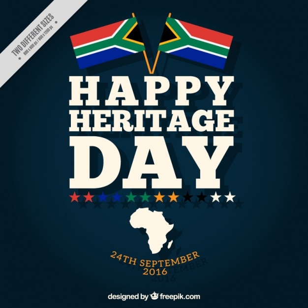 Free vector beautiful background for heritage day