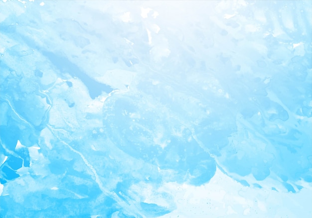 Free vector beautiful blue splash watercolor texture background