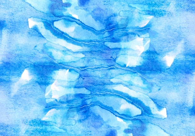 Beautiful blue watercolor texture background