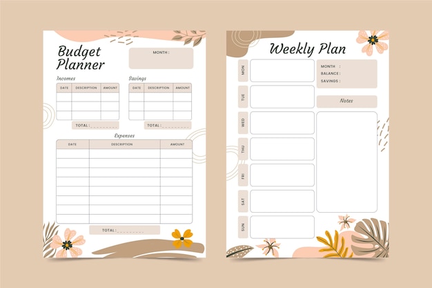 PRODUCTIVITY PLANNER for Low content KDP interior 15569802 Vector