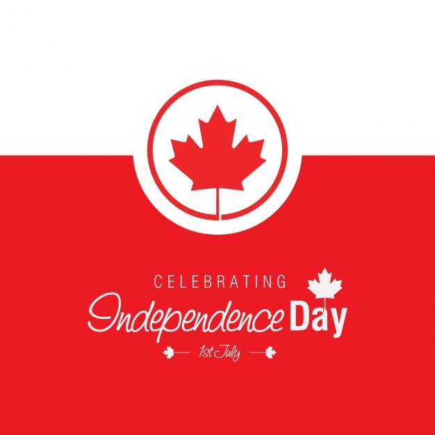 Beautiful canada day background 