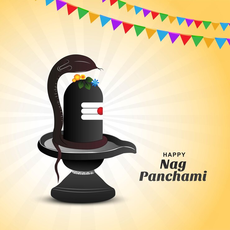मुफ़्त वेक्टर beautiful card nag panchami on indian festival celebration background