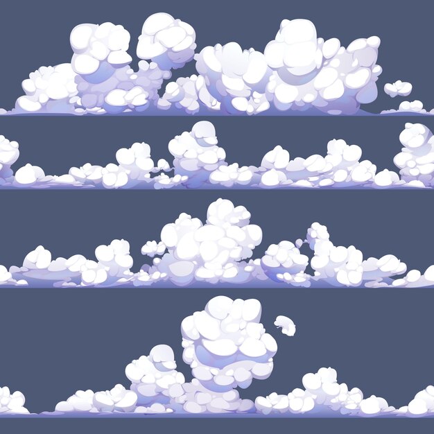 아름다운 만화 구름 모음