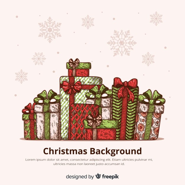 Beautiful christmas background concept