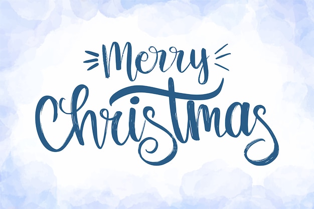 Beautiful christmas lettering