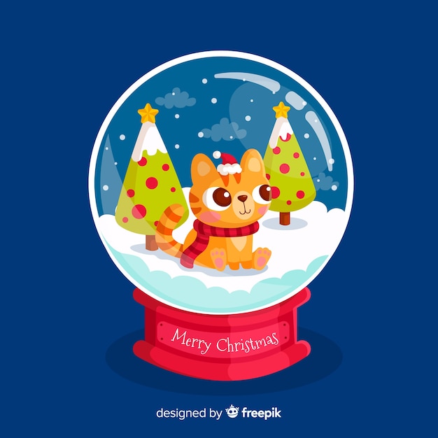 Beautiful christmas snowball design