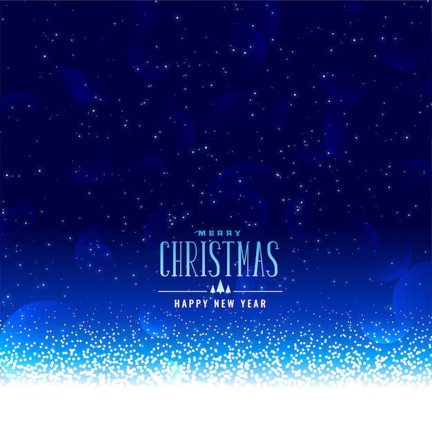 Бесплатное векторное изображение Красивый рождественский зимний снегопад фон