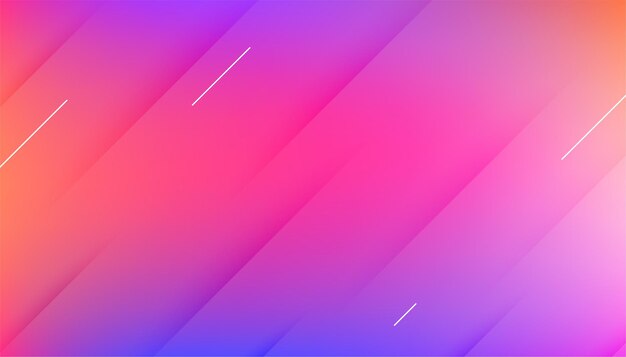 Beautiful colorful gradient background design