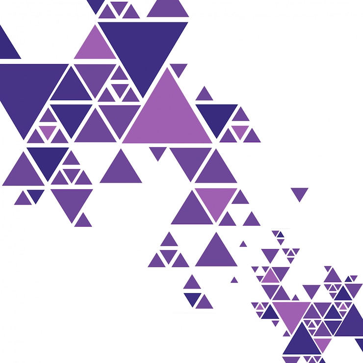 Free Vector beautiful colorful triangle background vector
