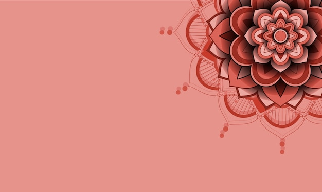 Beautiful colour mandala background