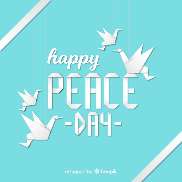 Beautiful day of peace background